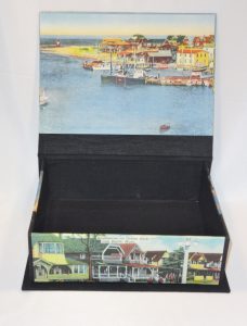 Large Rectangular Map Box with Martha's Vineyard Map